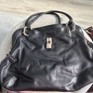 Marc Jacobs Black Leather Shoulder Bag
